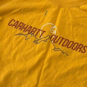 Carhartt yellow long sleeve shirt Size XL
